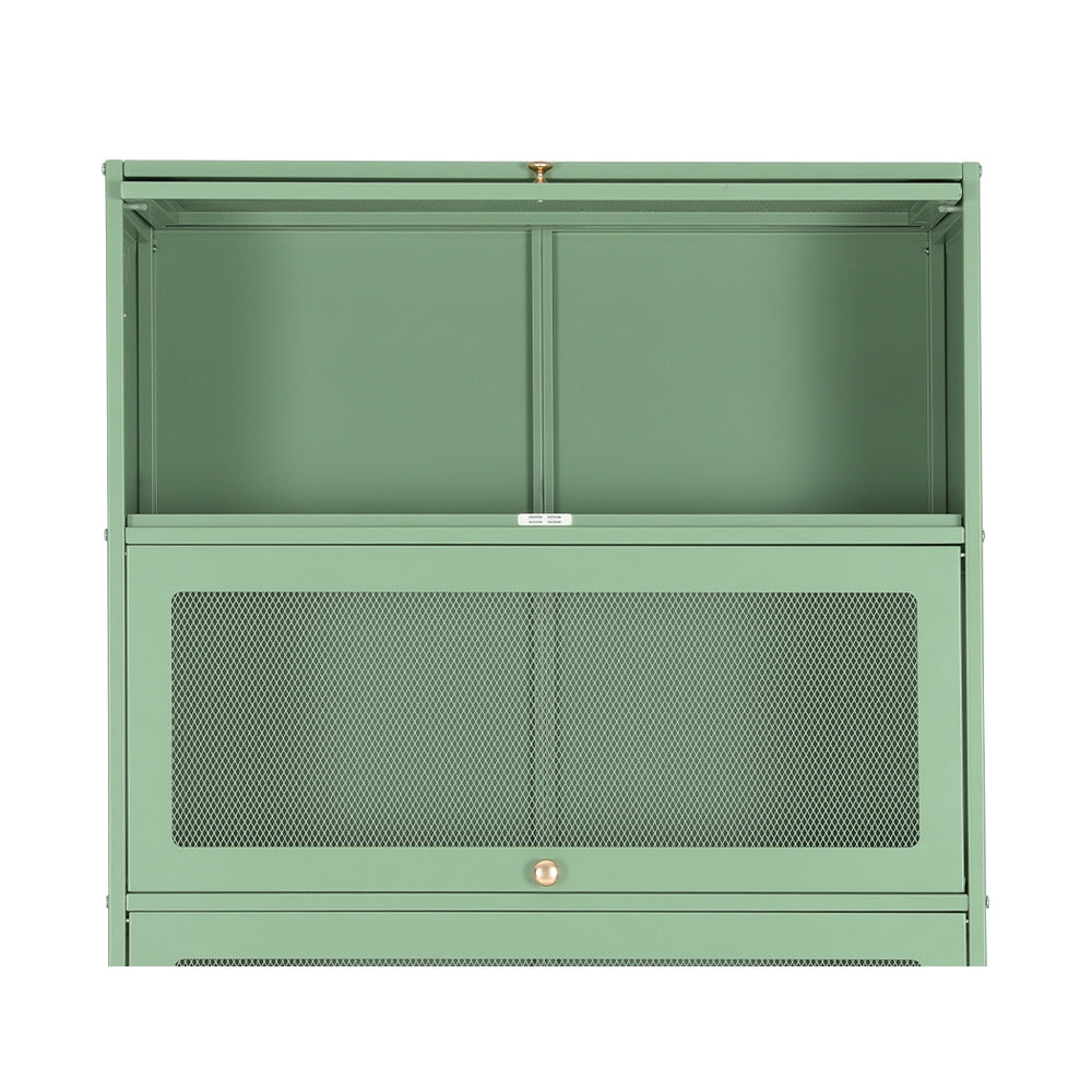 Elia Buffet Sideboard Metal Cabinet - Green