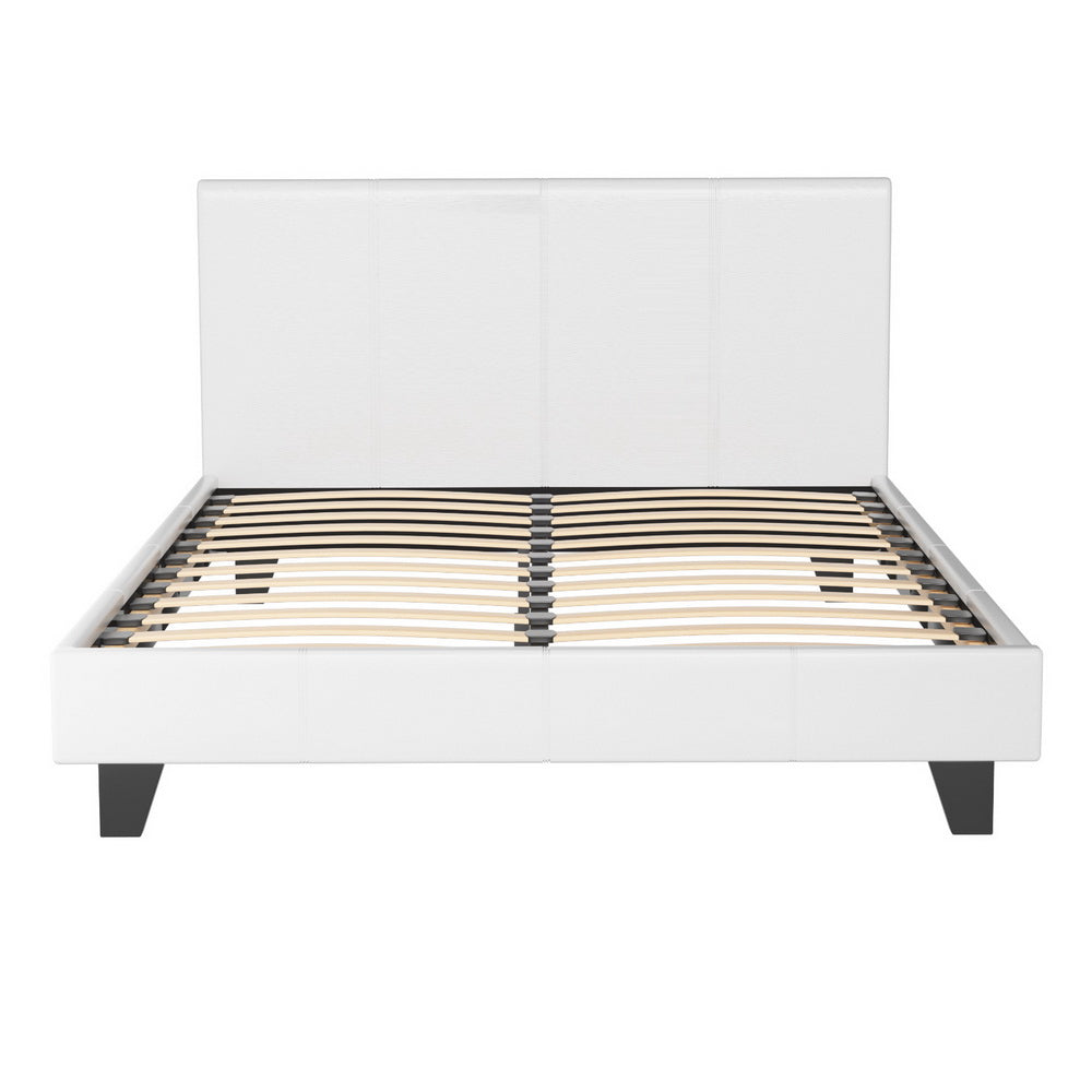 Neo Double Bed Frame - White