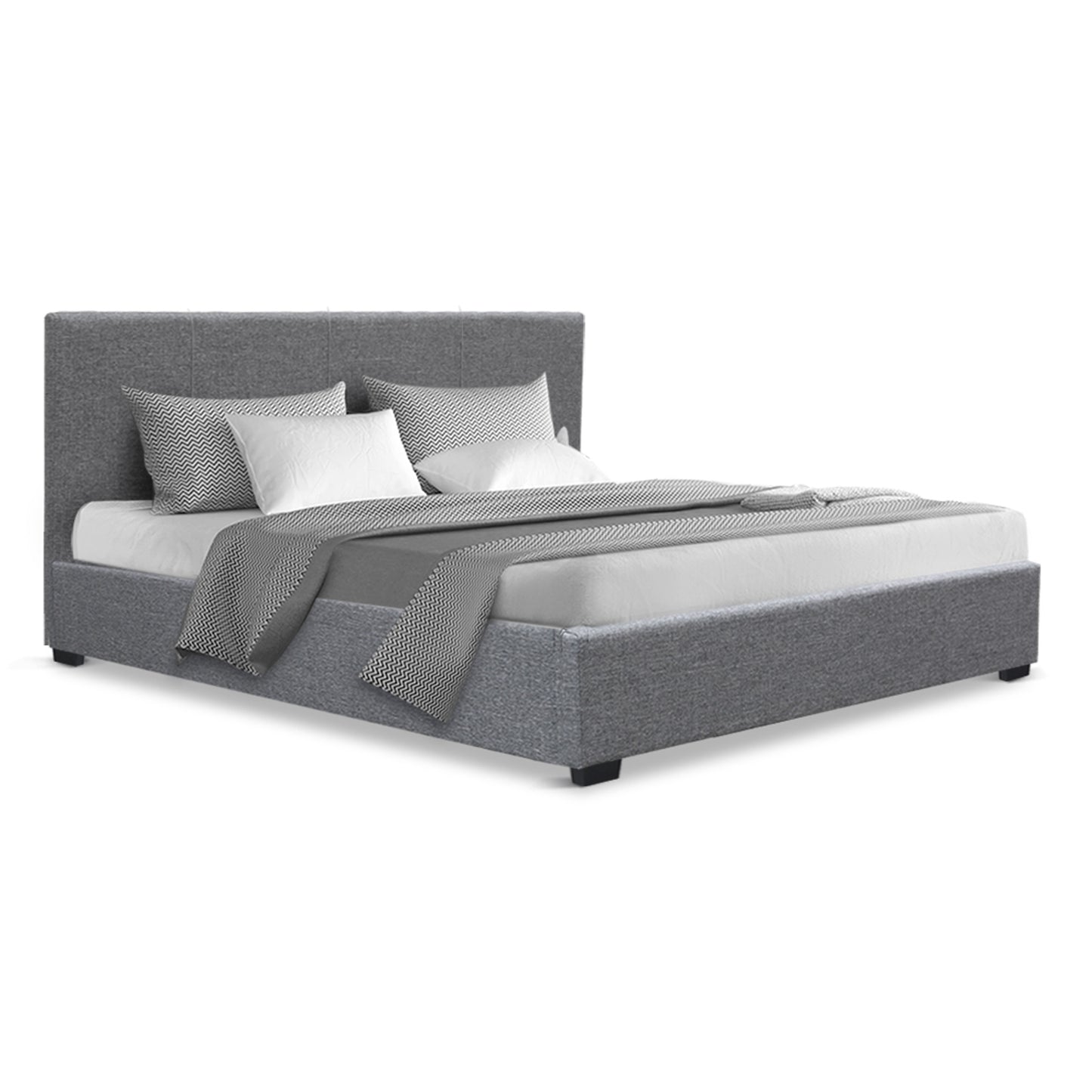 Nino Gas Lift Queen Bed Frame - Grey
