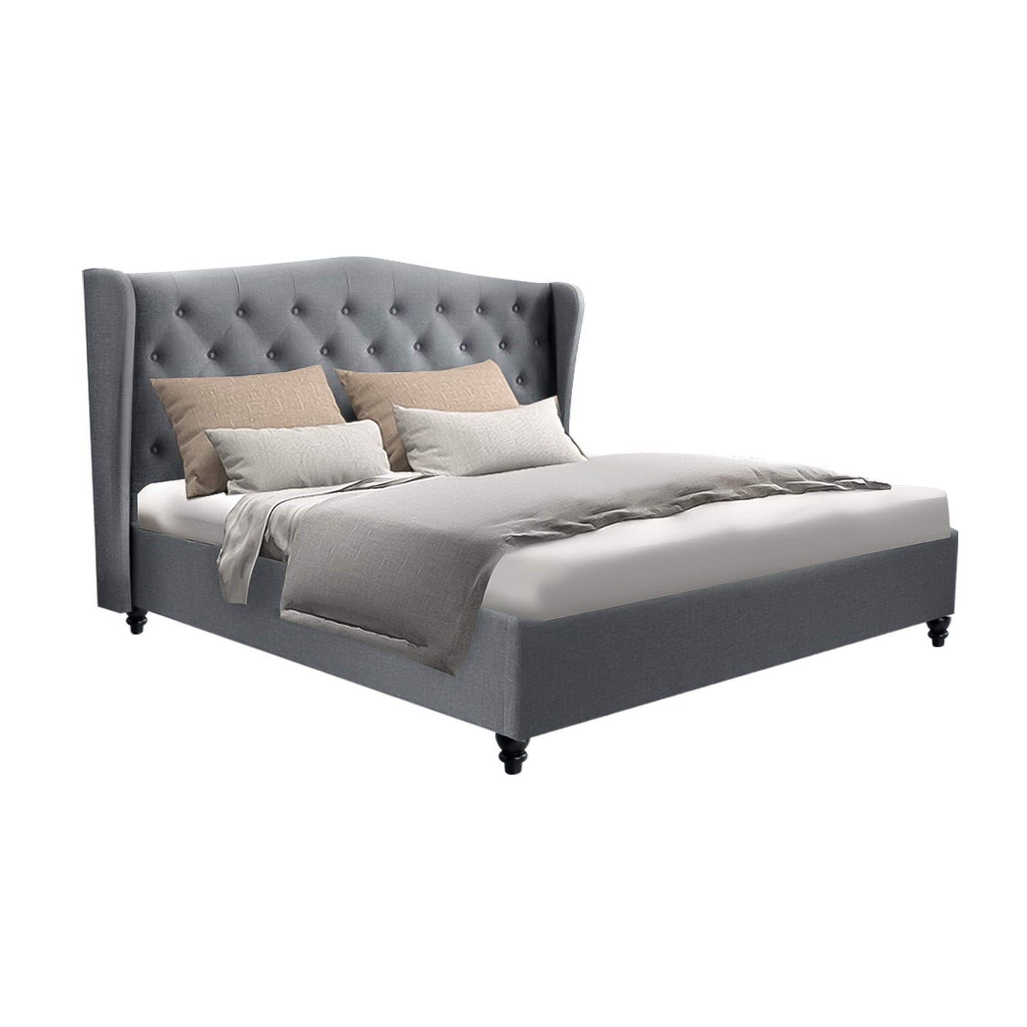 Pier Double Bed Frame - Grey