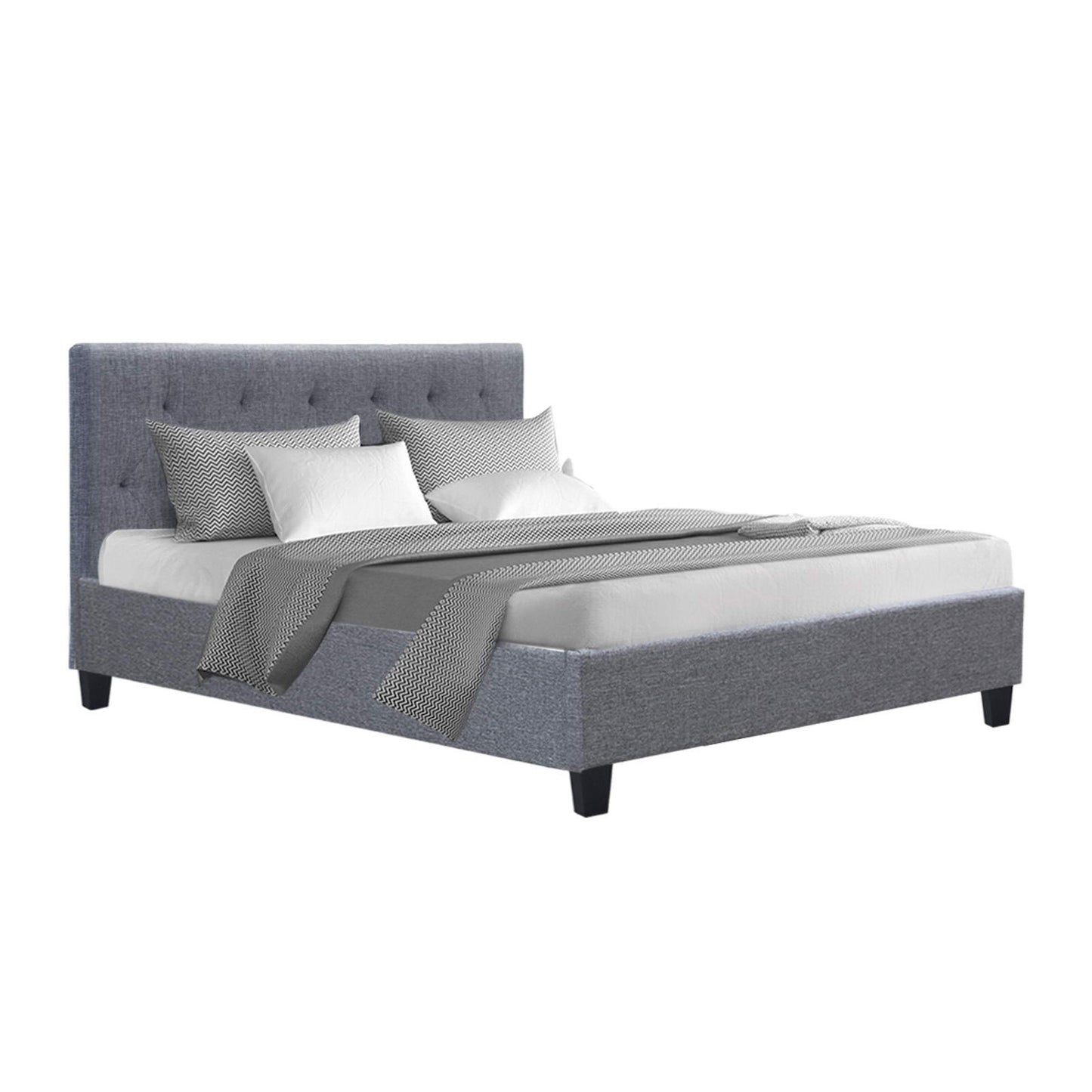 Vanke Double Bed Frame - Grey