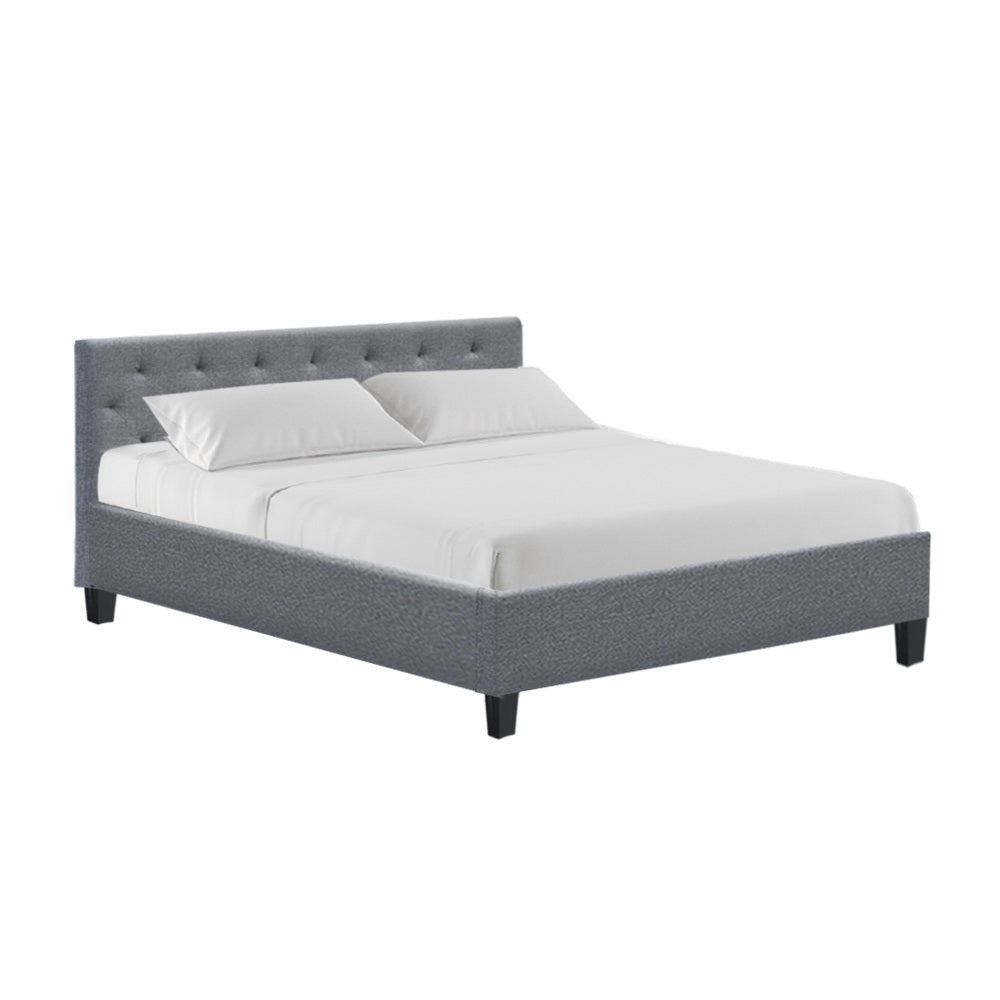 Vanke Queen Bed Frame - Grey
