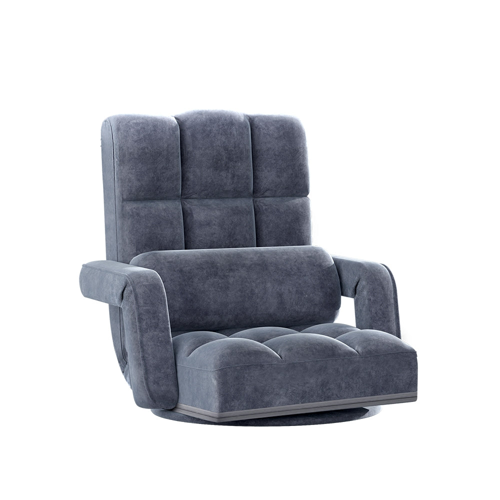 Rota Floor Chair Lounge Sofa Swivel - Charcoal
