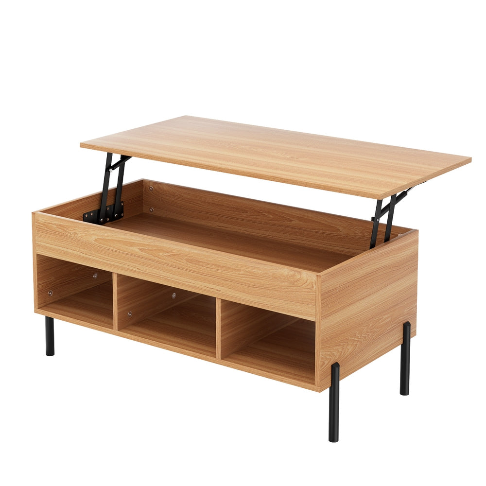 Lift-Top Coffee Table - Oak