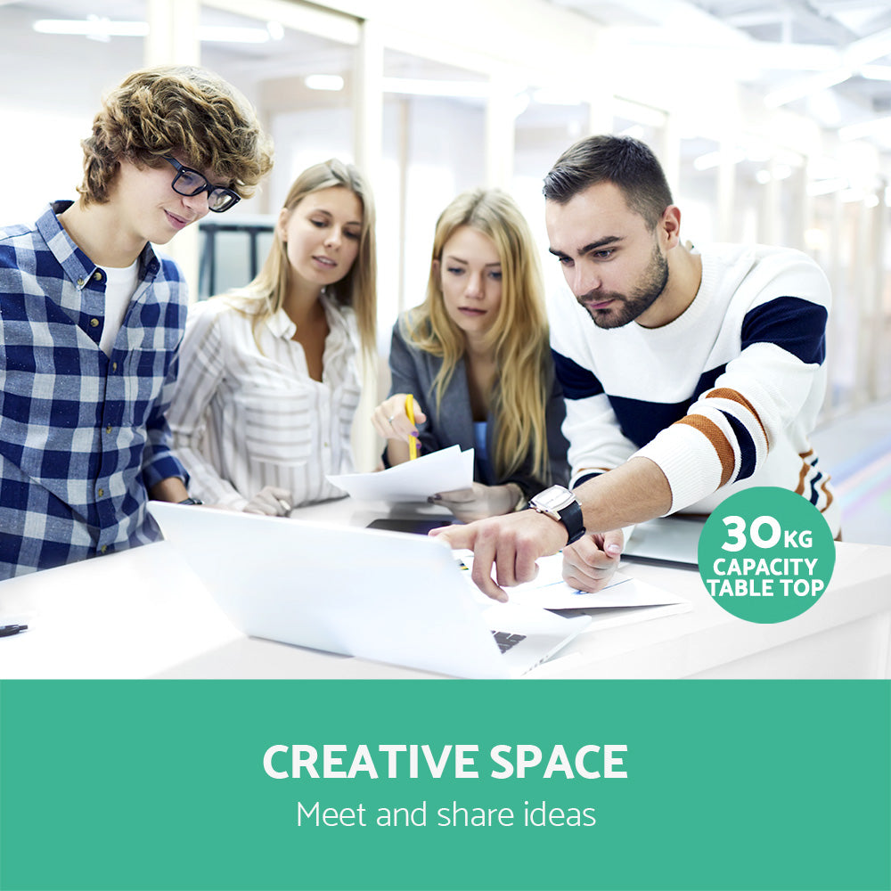 Bar Table 3-tier Storage Shelves - White