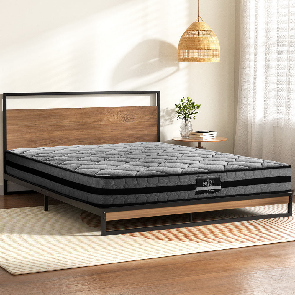 Dane Double Bed Frame with Wendell (Medium-Firm) Mattress