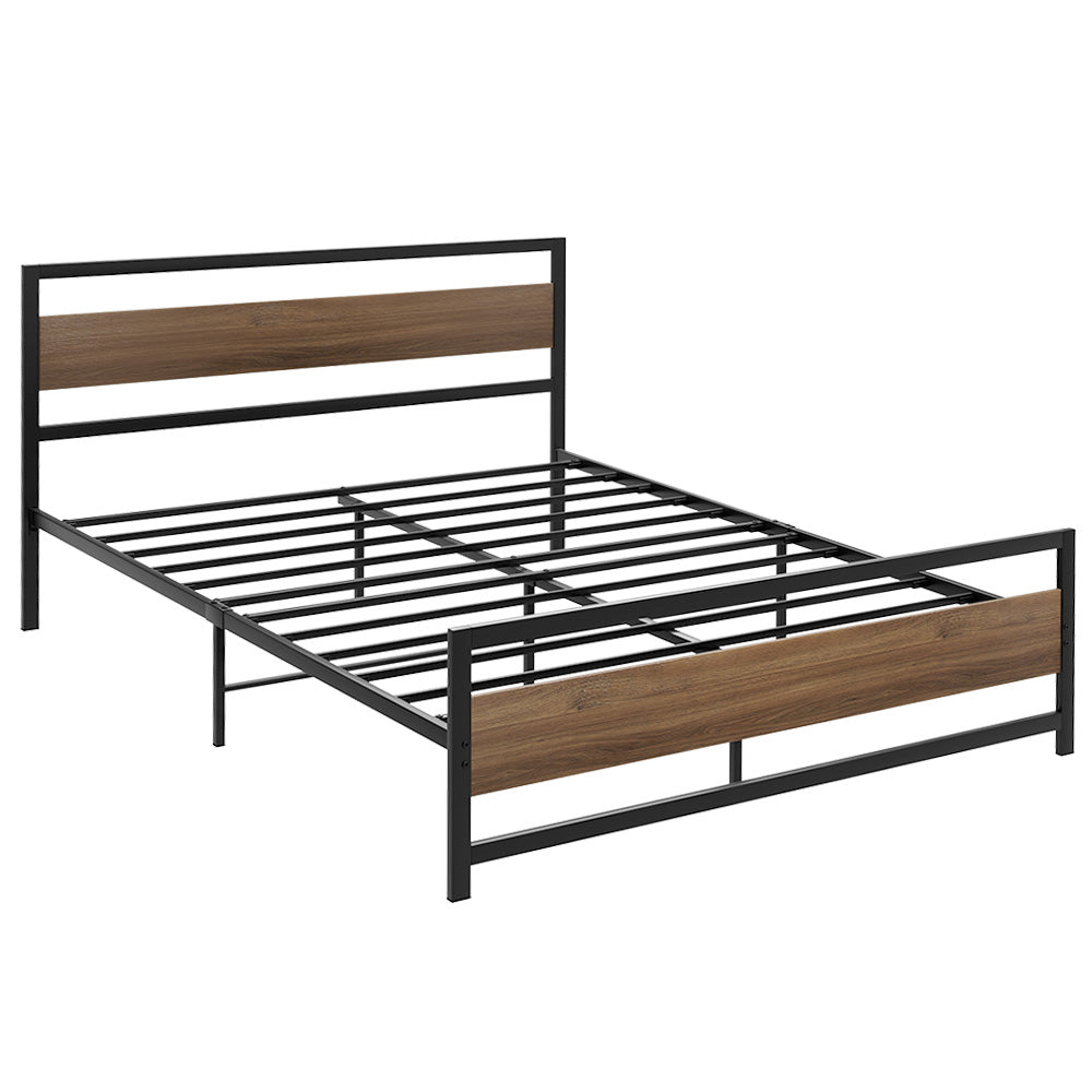 Drew Queen Bed Frame - Black Metal
