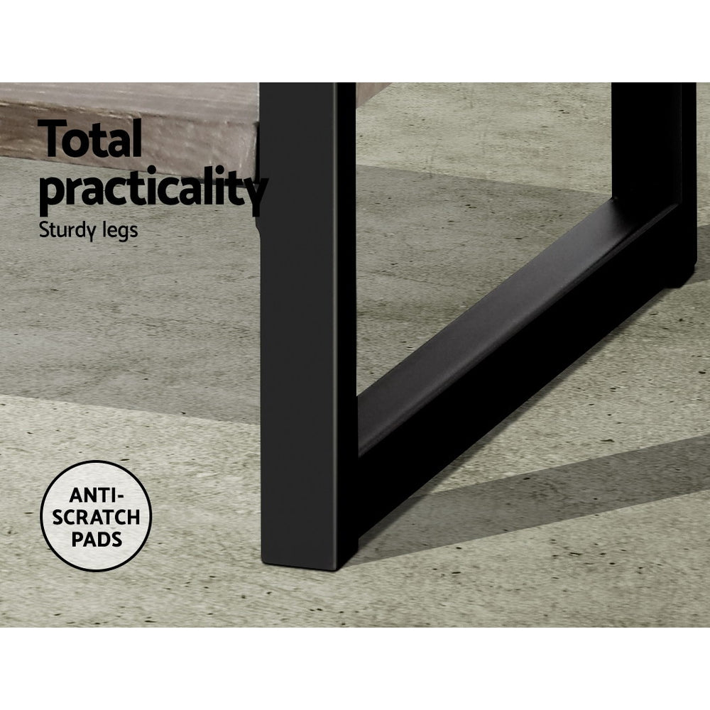 Noe Bookshelf 5 Tiers - Black and Oak