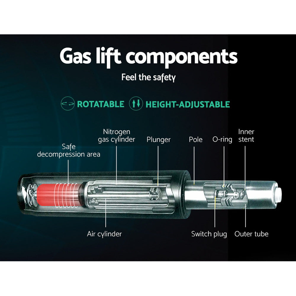 Cody Mesh Office Chair Mid Back - Black