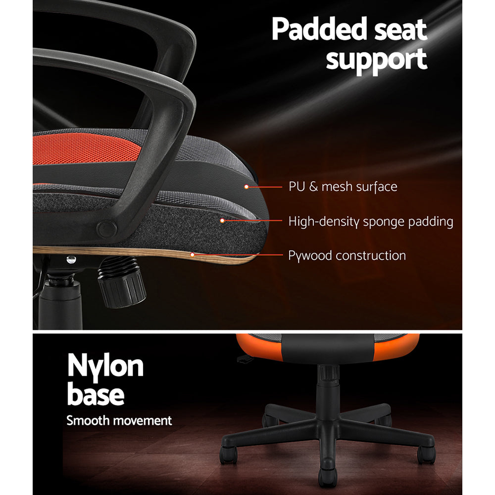 Gaming Office Chair Executive Racer High Back - Orange