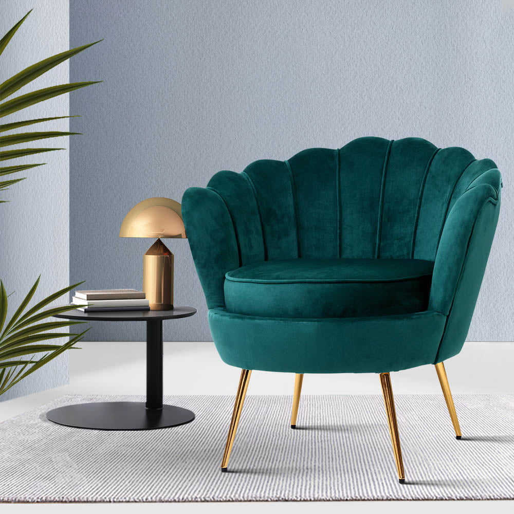 Callista Armchair Velvet - Green