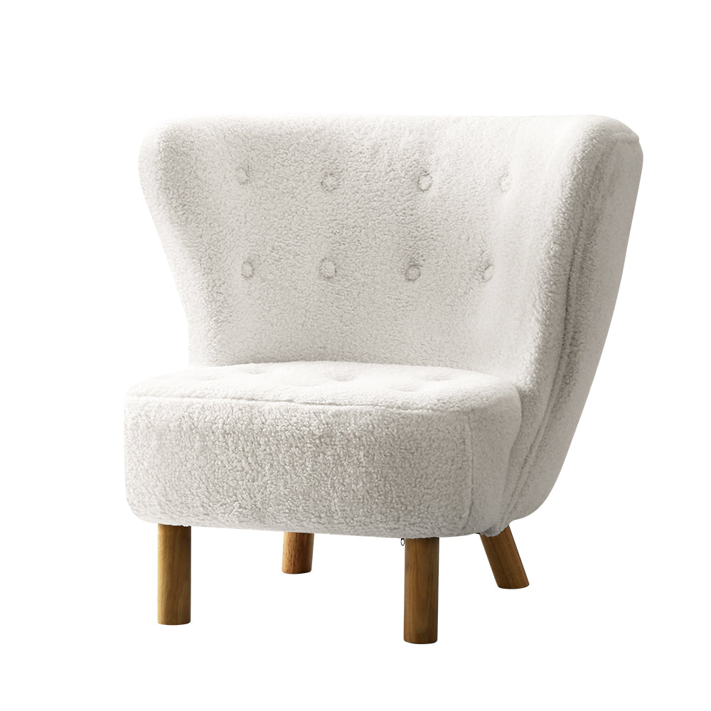 Felista Armchair Accent Sofa - White
