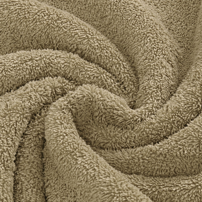 Premium Cotton Washcloths 4-Pack Quick-Dry Face Towels Set - Linen