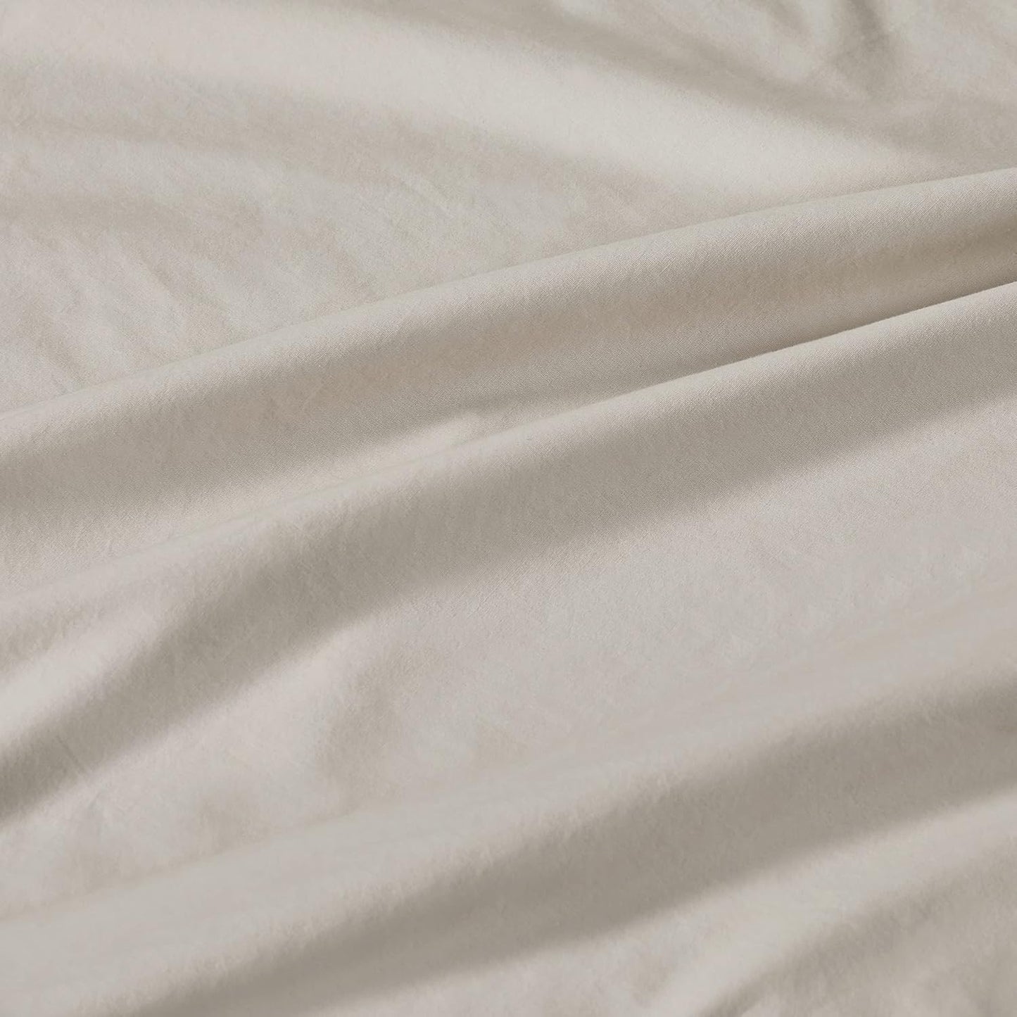 Vintage Washed Cotton Fitted Sheet Combo Set – Natural