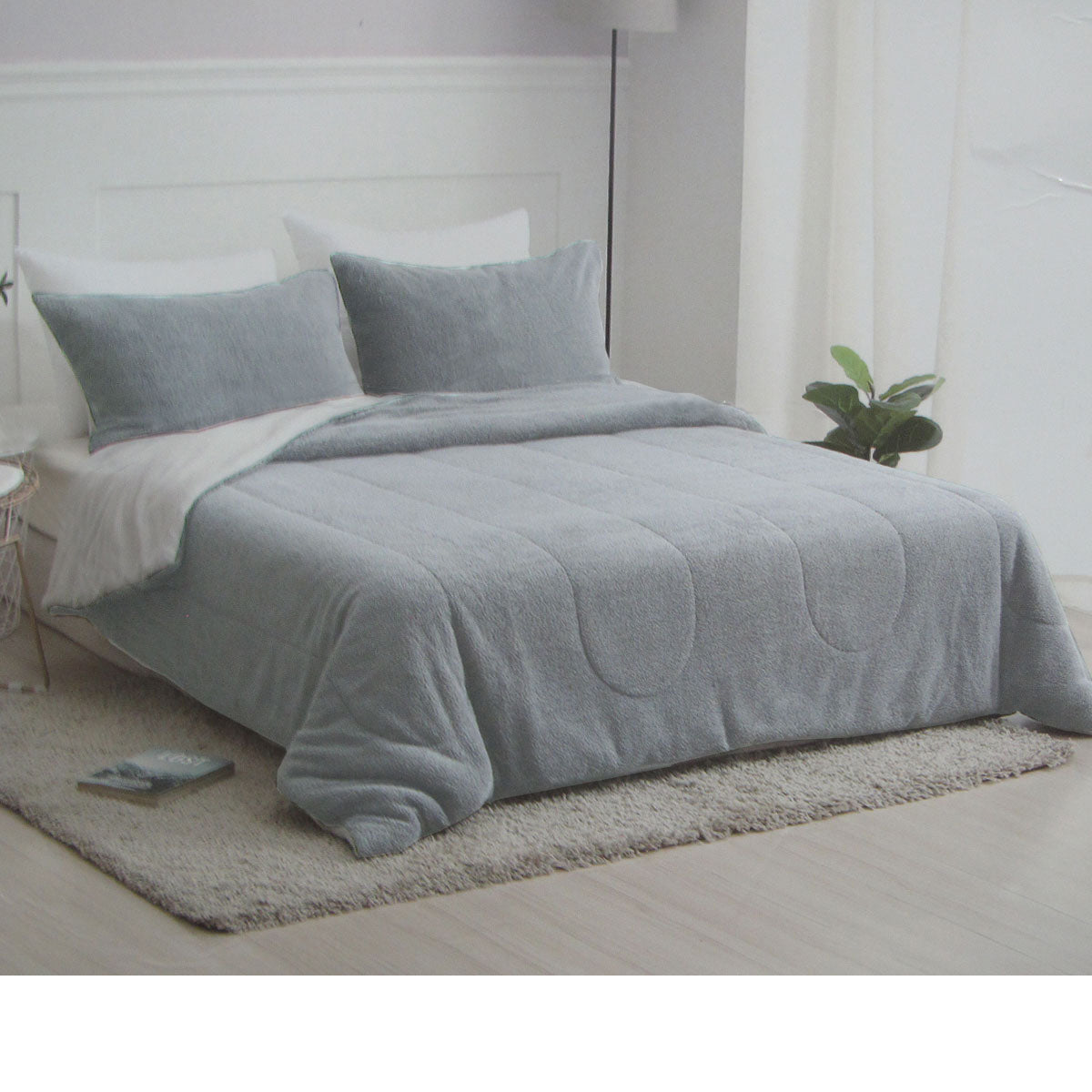 Nolan Silver Comforter Set - 3PC