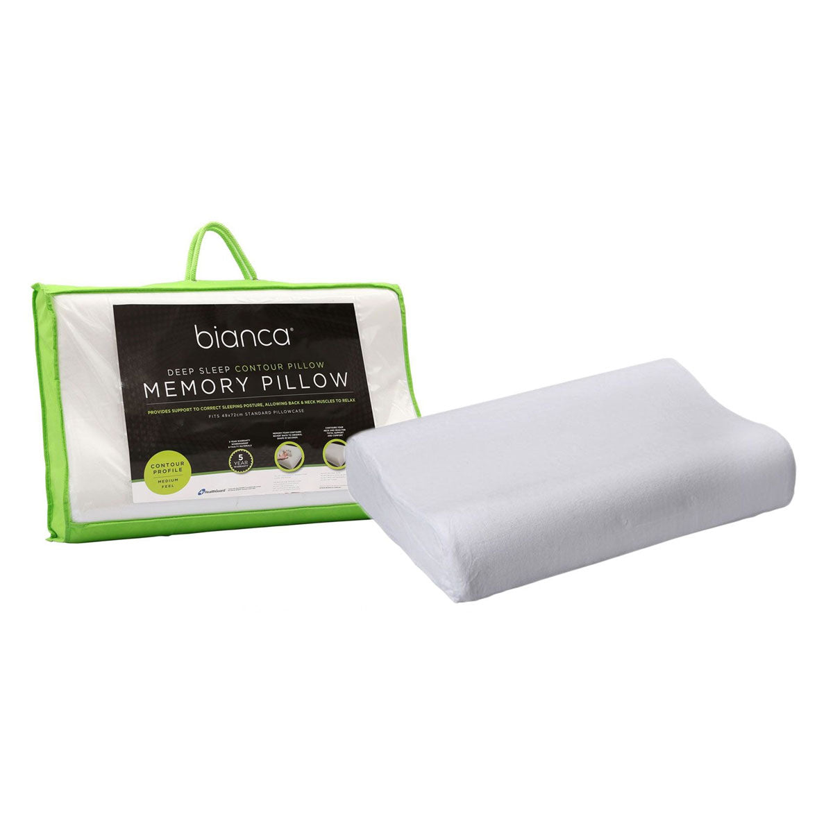 Memory Foam Contoured Profile Pillow