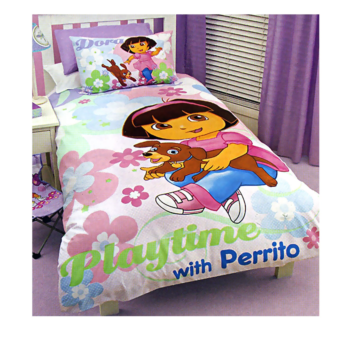 Disney Dora The Explorer Quilt Cover Set - 2PC