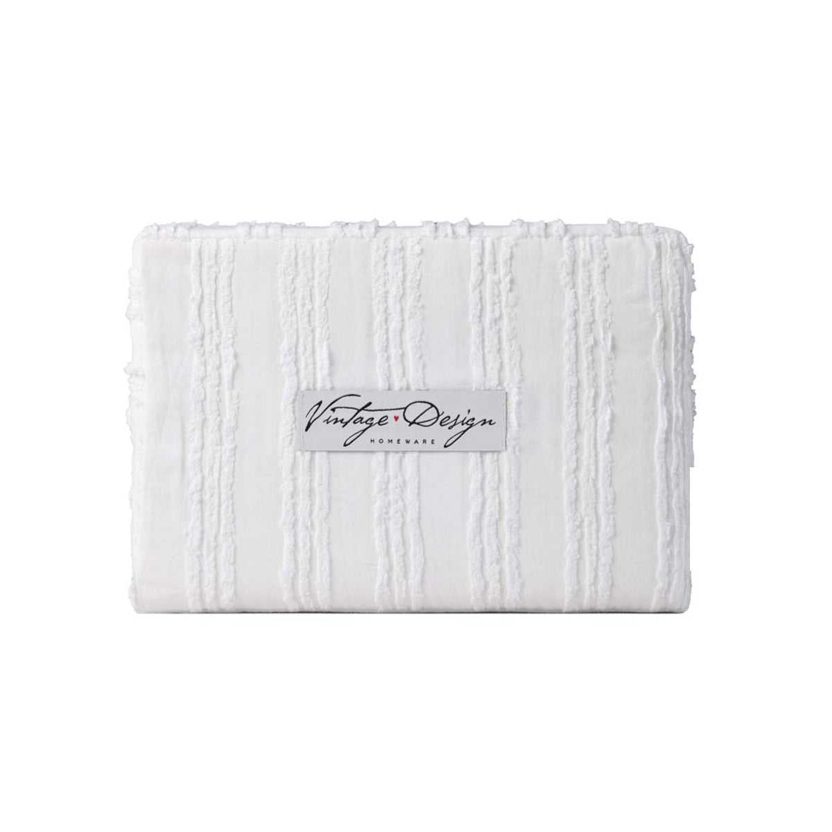 White Reflections Cotton Quilt Cover Set - 2PC