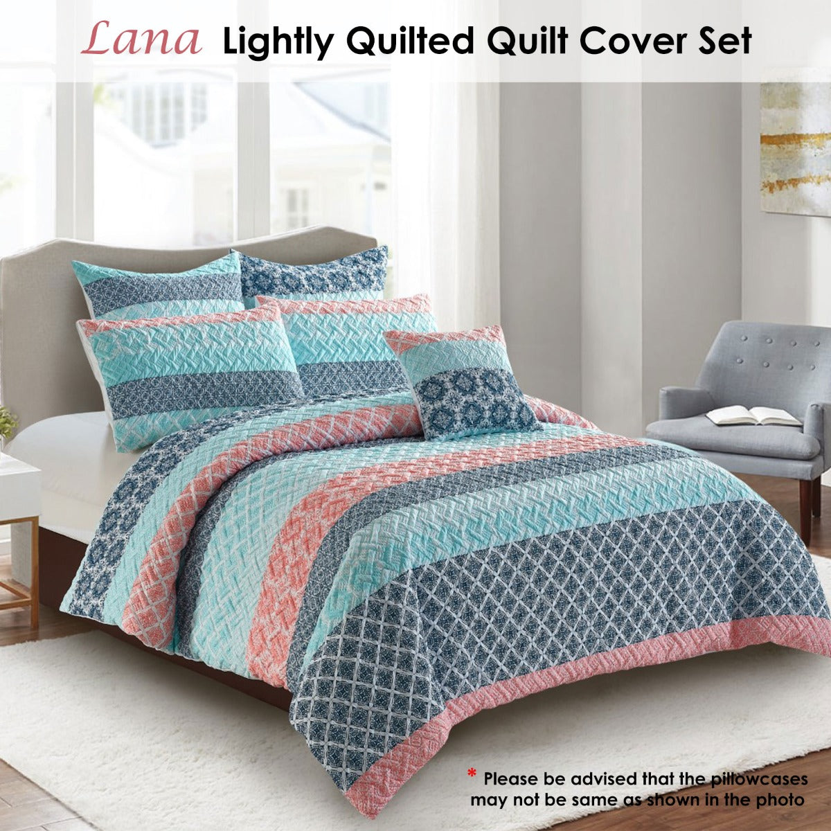 Lana Quilt Cover Set - 3PC