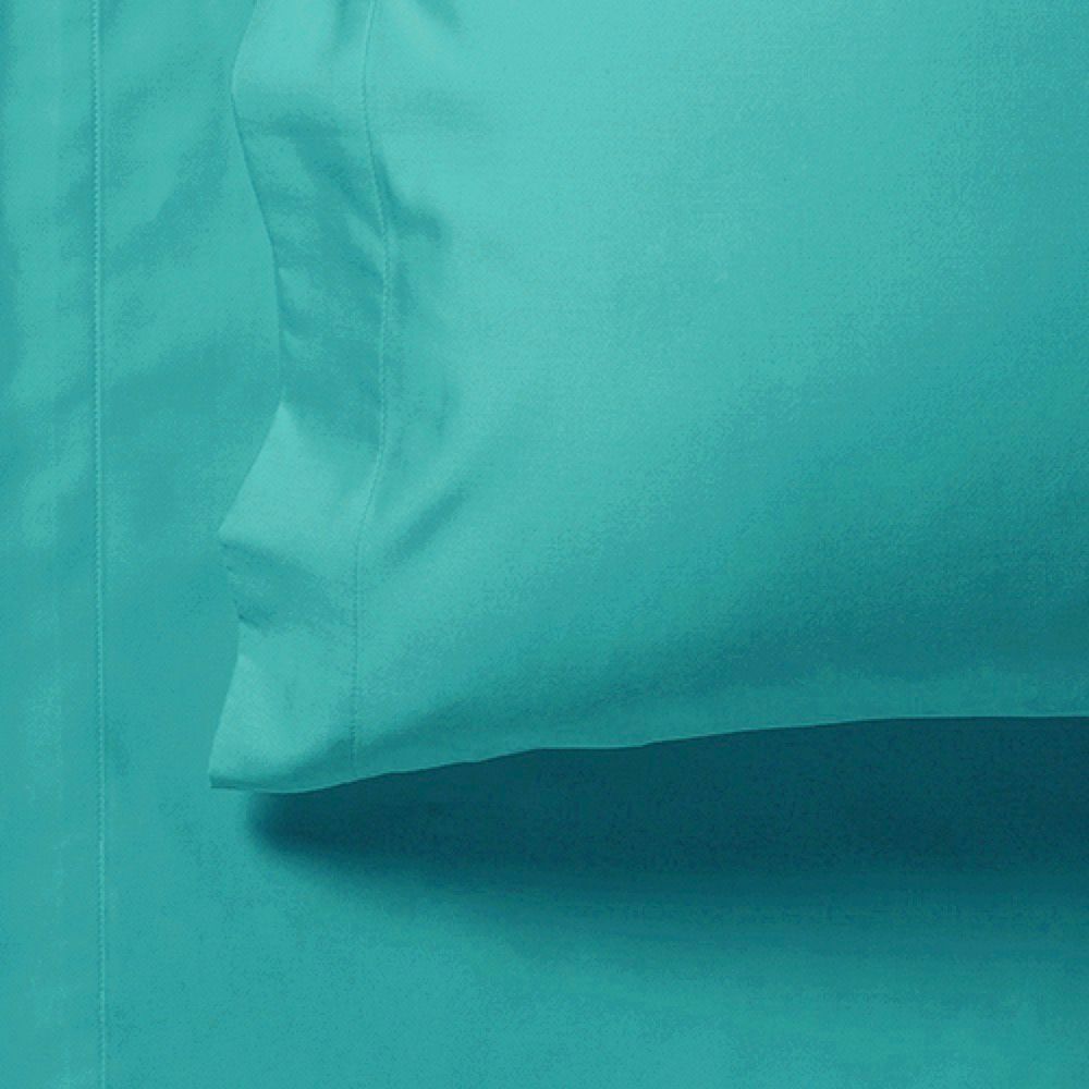1000TC Ultra Soft Fitted Sheet & 2 Pillowcases Set - Teal