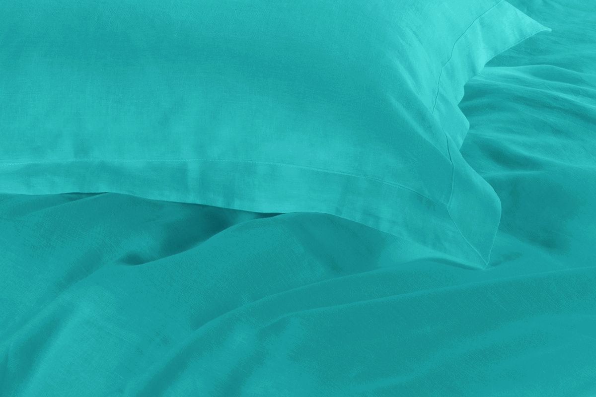1000TC Teal Tailored Quilt Cover Set - 2PC