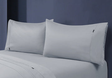 1000TC Egyptian Cotton Pillowcase Pair - Silver