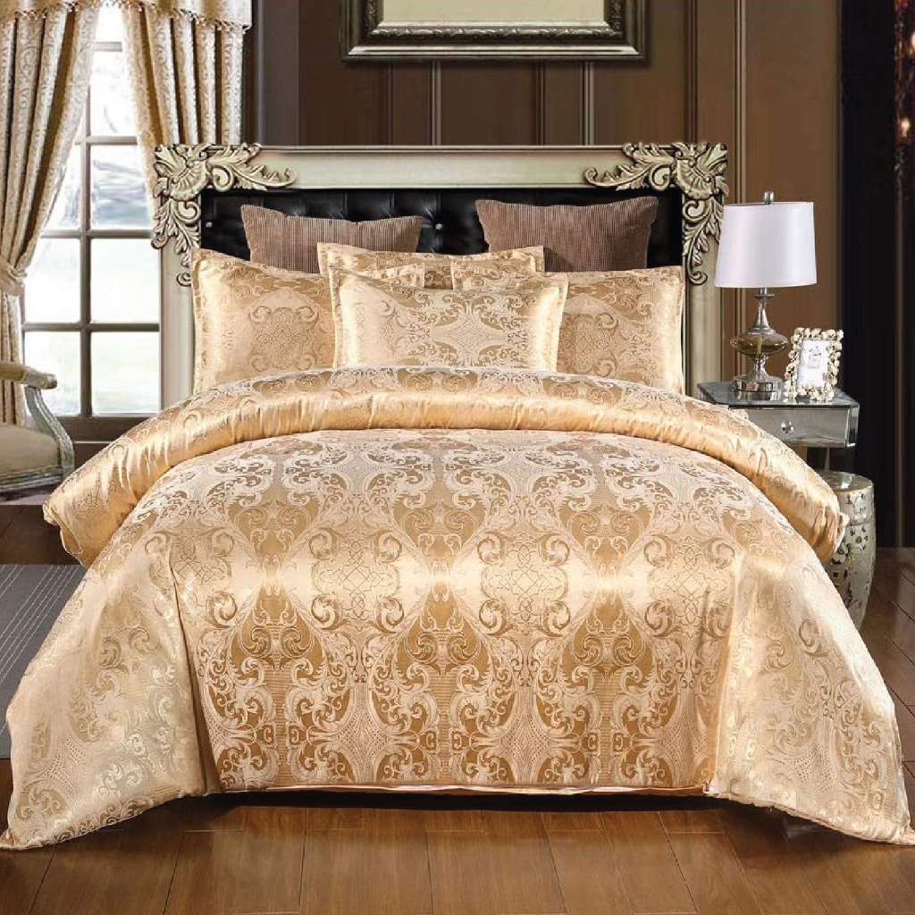 Golden Royal Quilt Cover Set - 2PC