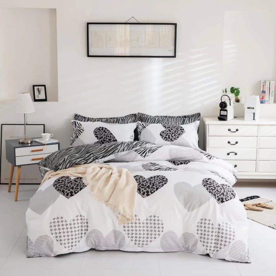 Twin Hearts Quilt Cover Set - 3PC