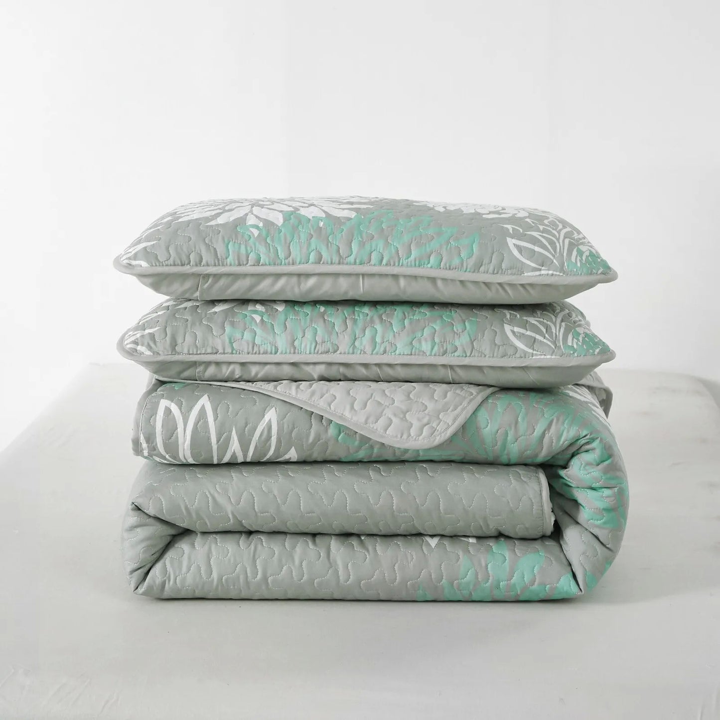 Elegant Quilted Coverlet - 3PC