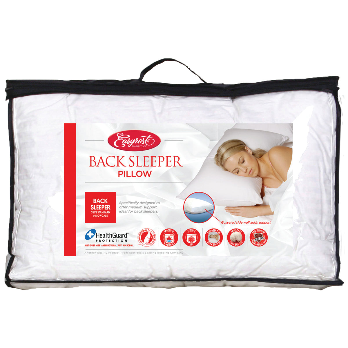 Easy Rest Back Sleeper Pillow
