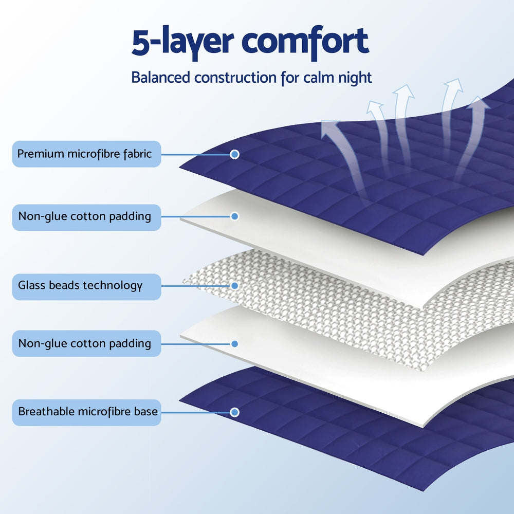 Calming Weighted Blanket 11KG - Blue