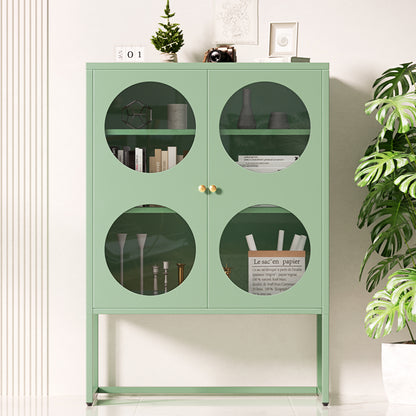 Ella Buffet Sideboard Metal Cabinet - Green