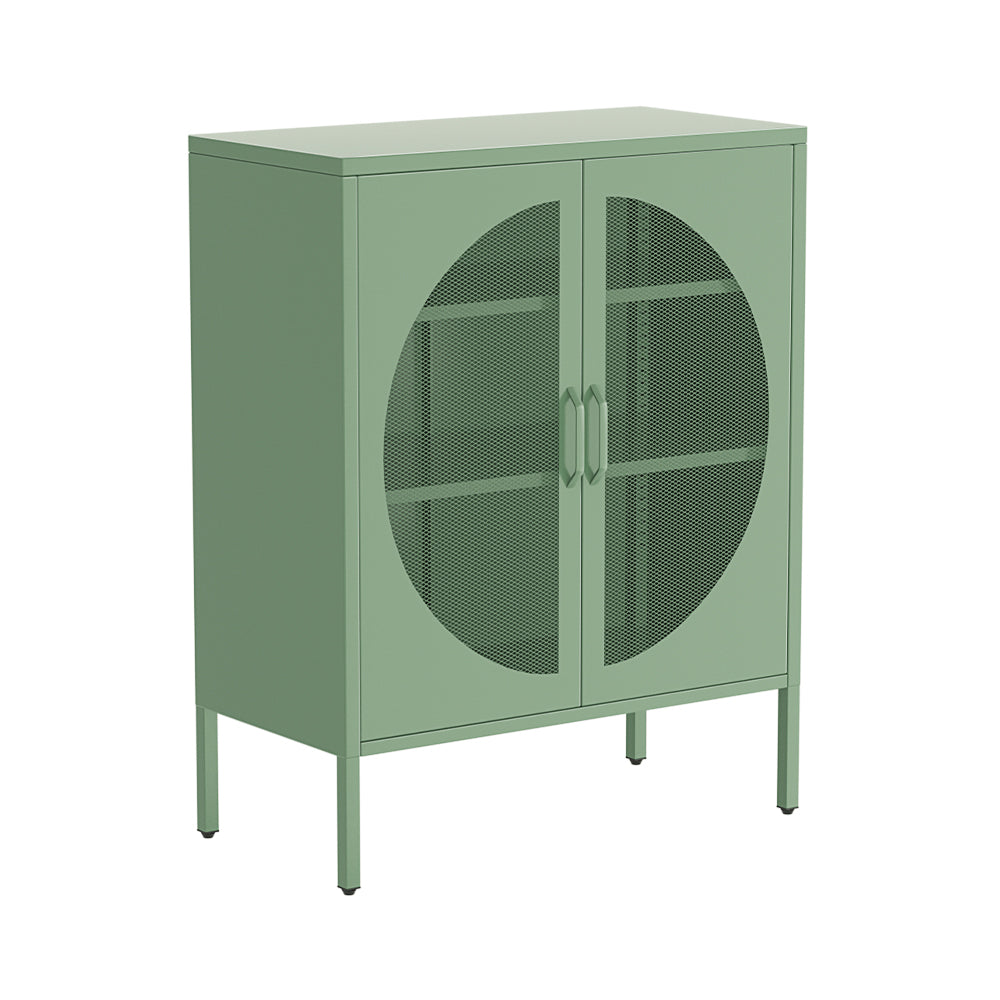 Elsa Buffet Sideboard Metal Cabinet - Green