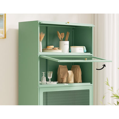 Elia Buffet Sideboard Metal Cabinet - Green
