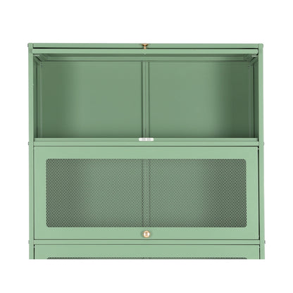 Elia Buffet Sideboard Metal Cabinet - Green