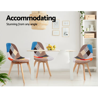 Set of 2 Replica Eiffel Dining Chairs - Retro