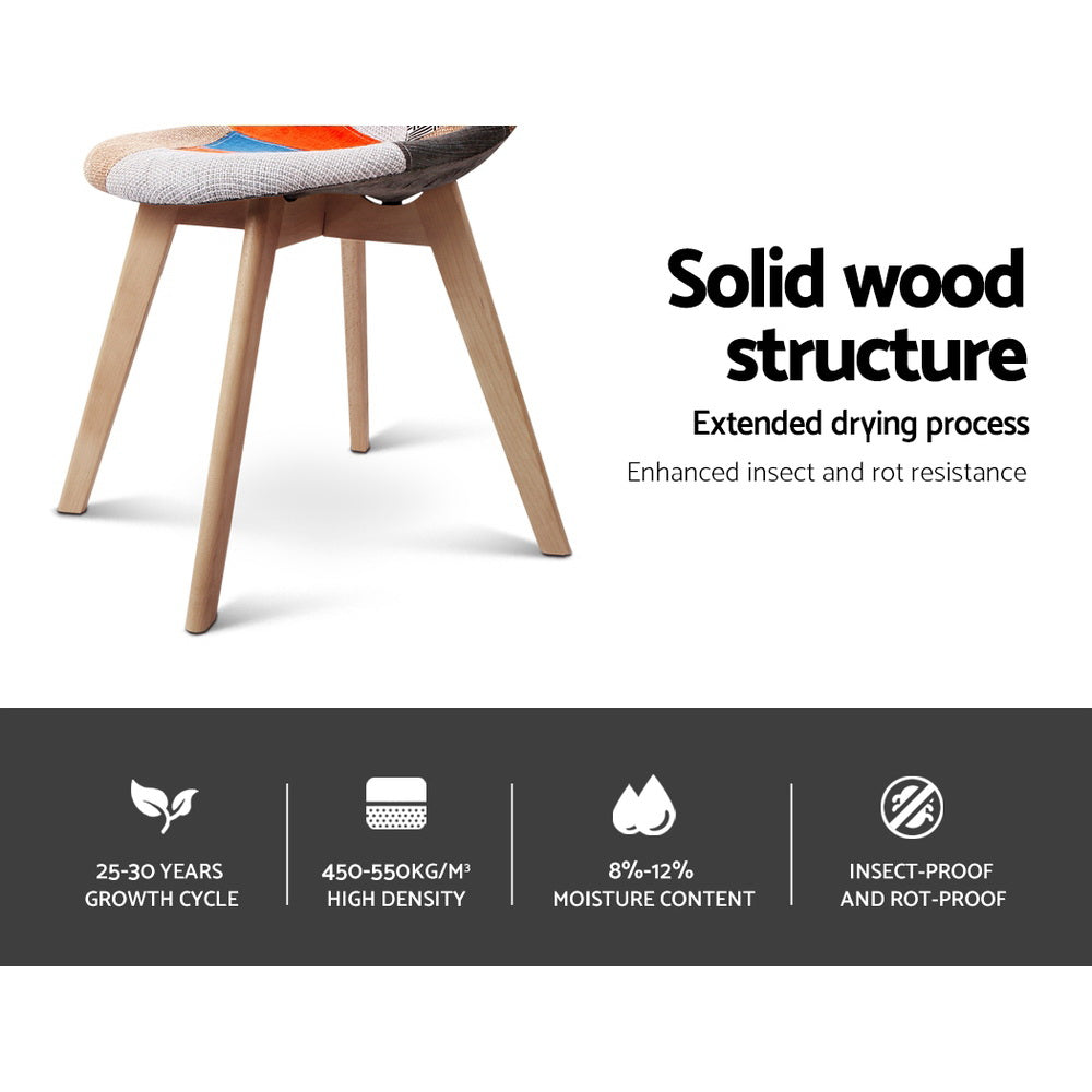 Set of 2 Replica Eiffel Dining Chairs - Retro