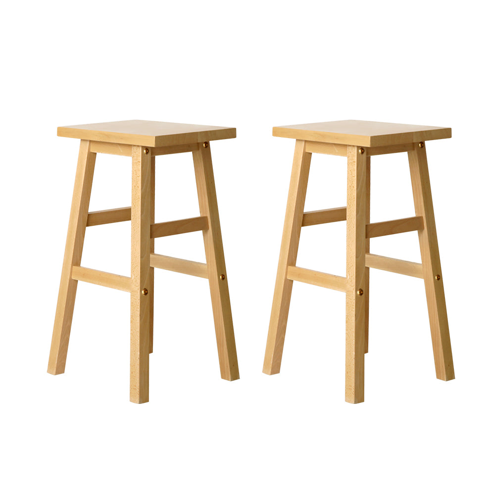 Set of 2 Baden Bar Stools Kitchen Counter Stools - Natural