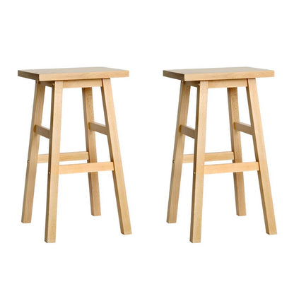 Set of 2 Baden Bar Stools Kitchen Counter Stools - Natural