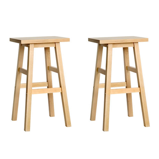 Set of 2 Baden Bar Stools Kitchen Counter Stools - Natural