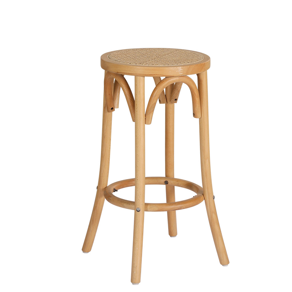 Apri Rattan Wooden Bar Stool