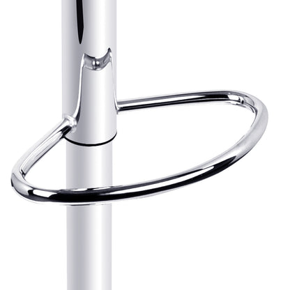 Selina Leather Bar Stool w/Armrest - Black