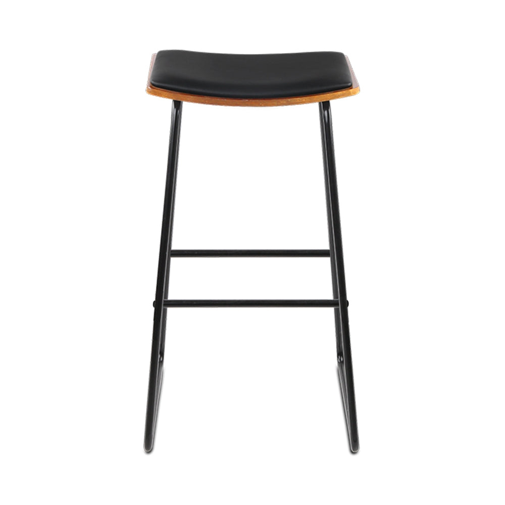 Set of 2 Metal Bar Stools Kitchen Counter Stools Chairs