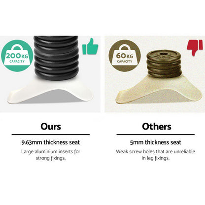 Set of 4 Retro Replica Dining Chairs  Fabric - Retro