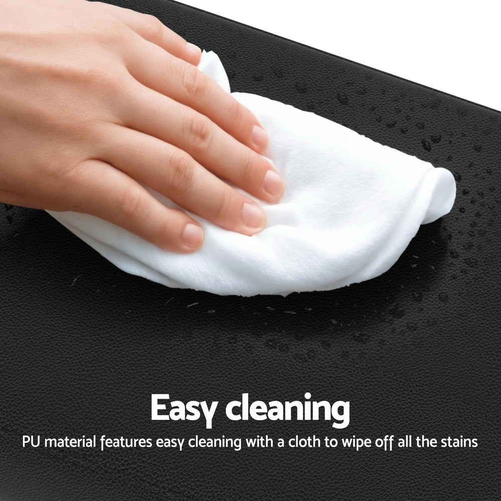 Set of 4 Artiss Metal Bar Stools PU Seat Dining Counter Chairs