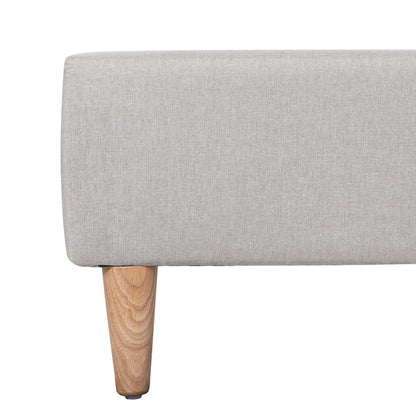 Zora Queen Bed Frame - Beige