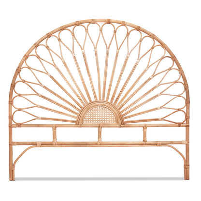 Queen Size | Mari Rattan Bed Headboard - Pine