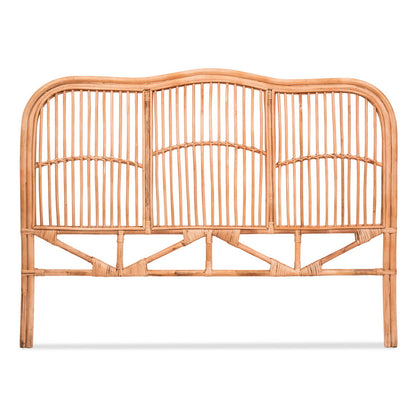 Queen Size | Nero Rattan Bed Headboard - Pine