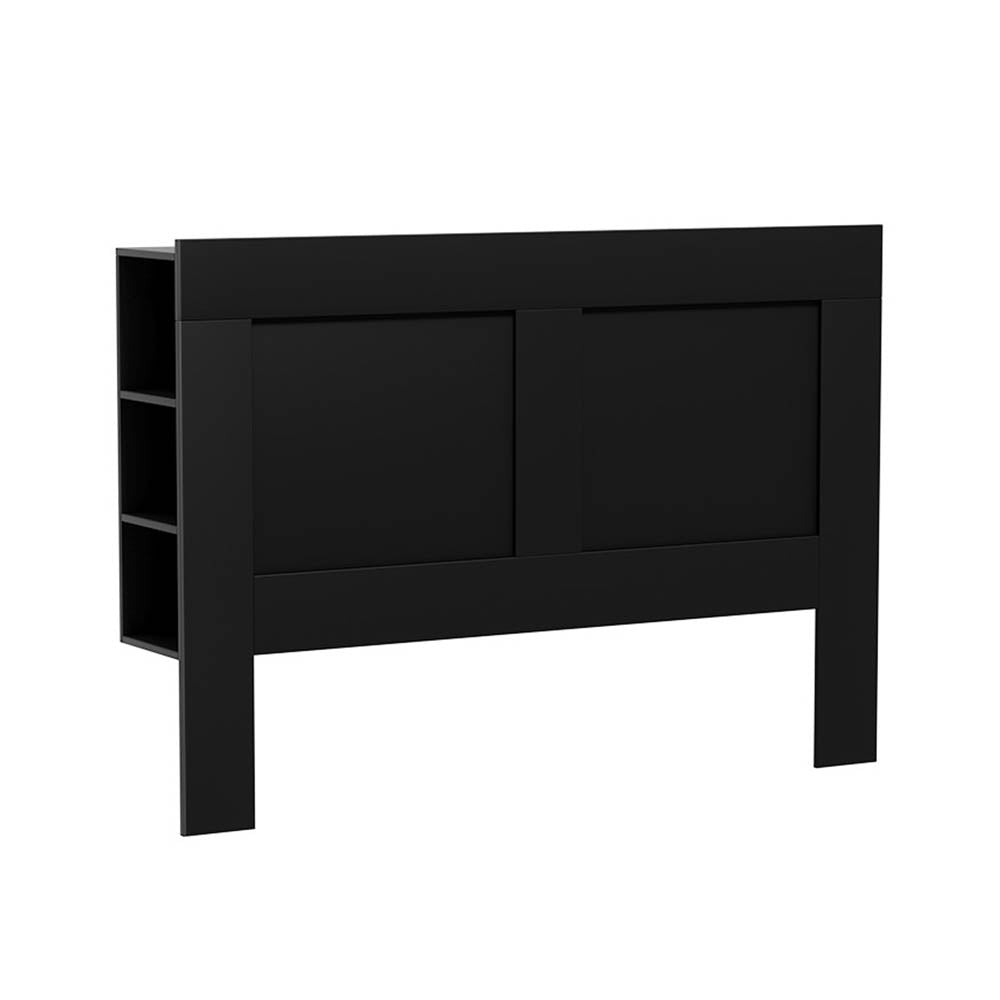 Queen Size | Cabi Bed Headboard with Shelves - Black