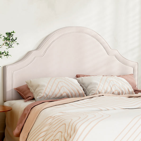 King Size | Iris Bed Headboard - Beige